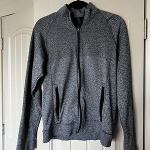 Lululemon Mens Medium Surge Warm Full Zip grey / rare pattern